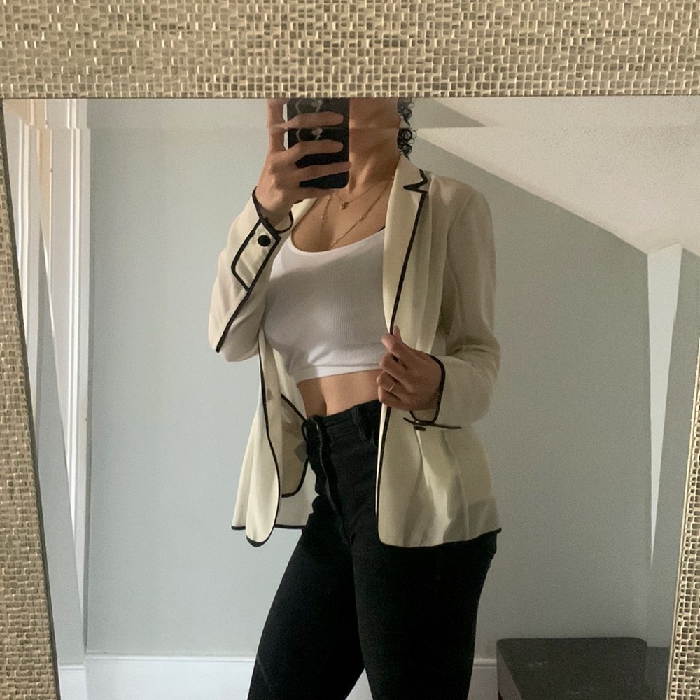 Silk blazer